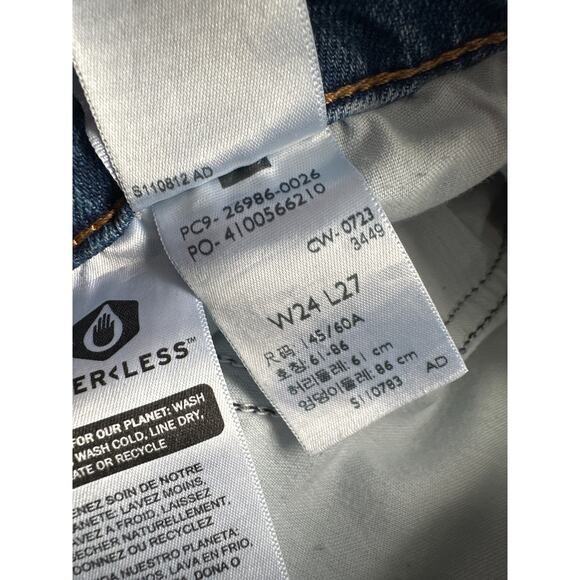 Levis High Waisted Mon Jean in Medium Indigo Size 24 - Picture 9 of 11